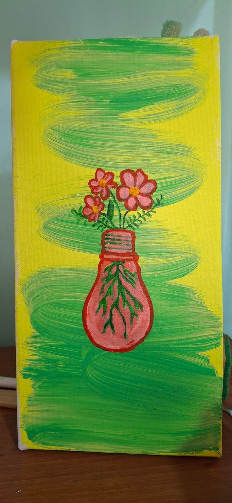 Life in a lamp